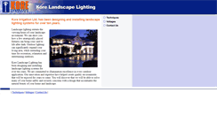Desktop Screenshot of lighting.kore.ca